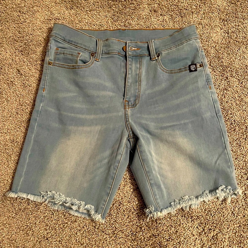 Born Primitive Stretchy American WOD Jorts (Denim)